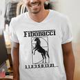 Nerdy Fibonacci Racing Car Horse Math Teacher Men Women Girls Kids Men's V-Neck T-Shirt, funny gift