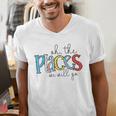 Oh The Places We Will Go Reading Day Book Lovers Teachers Men's V-Neck T-Shirt, funny gift