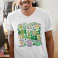 One Lucky Teacher St Patrick's Day Irish Teacher Lucky Era Men's V-Neck T-Shirt, funny gift