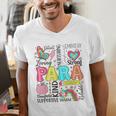Para Paraprofessional Paraeducator Teacher Back To School Men's V-Neck T-Shirt, funny gift Para Paraprofessional Paraeducator Teacher Back To School Men's V-Neck T-Shirt, funny gift