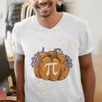 Pi Day Pumpkin Pi Math Teacher Halloween Costume Men's V-Neck T-Shirt, funny gift Pi Day Pumpkin Pi Math Teacher Halloween Costume Men's V-Neck T-Shirt, funny gift