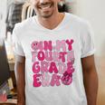 Pink Fourth Grade Era 4th Back To School Grade Teacher Men's V-Neck T-Shirt, 4th Grade Teacher Shirts, funny gift Pink Fourth Grade Era 4th Back To School Grade Teacher Men's V-Neck T-Shirt, 4th Grade Teacher Shirts, funny gift
