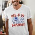 Pre-K Is Bananas Teacher Back To School Chaos Coordinator Men's V-Neck T-Shirt, funny gift Pre-K Is Bananas Teacher Back To School Chaos Coordinator Men's V-Neck T-Shirt, funny gift