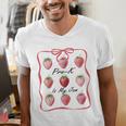 Pre K Is My Jam Teacher Team Crew Preschool Cute Strawberry Men's V-Neck T-Shirt, funny gift Pre K Is My Jam Teacher Team Crew Preschool Cute Strawberry Men's V-Neck T-Shirt, funny gift