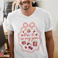 Preschool Pre-K Is My Jam Strawberry Girl Teacher Kids Men's V-Neck T-Shirt, funny gift Preschool Pre-K Is My Jam Strawberry Girl Teacher Kids Men's V-Neck T-Shirt, funny gift