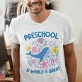 Preschool Is Whale-y Great Preschool Teacher Men's V-Neck T-Shirt, funny gift Preschool Is Whale-y Great Preschool Teacher Men's V-Neck T-Shirt, funny gift