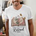 Retired 2025 A New Chapter Begins Retirement Teacher Book Men's V-Neck T-Shirt, funny gift Retired 2025 A New Chapter Begins Retirement Teacher Book Men's V-Neck T-Shirt, funny gift