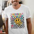 Retro Special Education Squad Groovy Dream Team Teacher Men's V-Neck T-Shirt, Groovy Teacher Shirts, funny gift