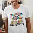 Retro Teaching Future Leaders Groovy Teacher Back To School Men's V-Neck T-Shirt, Future Teacher Shirts, Groovy Teacher Shirts, funny gift Retro Teaching Future Leaders Groovy Teacher Back To School Men's V-Neck T-Shirt, Future Teacher Shirts, Groovy Teacher Shirts, funny gift