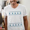Santas Favorite Band Teacher Christmas Men's V-Neck T-Shirt, funny gift