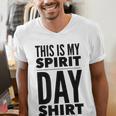 School Teacher Spirit Day Costume For Men Women Men's V-Neck T-Shirt, funny gift