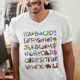 SPANISH ALPHABET MAESTRA SPANISH TEACHER Men's V-Neck T-Shirt, funny gift SPANISH ALPHABET MAESTRA SPANISH TEACHER Men's V-Neck T-Shirt, funny gift