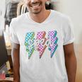 SPED Teacher Squad Lightning Bolt Special Education Men's V-Neck T-Shirt, funny gift