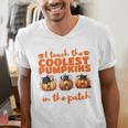 I Teach The Cutest Pumpkins Halloween Teacher Cat Lover Men's V-Neck T-Shirt, funny gift I Teach The Cutest Pumpkins Halloween Teacher Cat Lover Men's V-Neck T-Shirt, funny gift