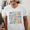 Teach Tiny Actors Theater Drama Teacher Drama Teaching Men's V-Neck T-Shirt, funny gift