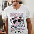 In My Teacher Era Groovy Tie Dye Back To School Cute Teacher Men's V-Neck T-Shirt, Groovy Teacher Shirts, funny gift In My Teacher Era Groovy Tie Dye Back To School Cute Teacher Men's V-Neck T-Shirt, Groovy Teacher Shirts, funny gift