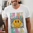 In My Teacher Era Retro Back To School Teacher Student Men's V-Neck T-Shirt, funny gift In My Teacher Era Retro Back To School Teacher Student Men's V-Neck T-Shirt, funny gift