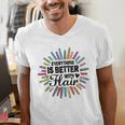Teacher Flair Pen Art Lover School Supplies Men's V-Neck T-Shirt, funny gift Teacher Flair Pen Art Lover School Supplies Men's V-Neck T-Shirt, funny gift