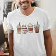 Teacher Fuel Coffee Teacher Mug Latte Iced Coffee Fall Men's V-Neck T-Shirt, funny gift Teacher Fuel Coffee Teacher Mug Latte Iced Coffee Fall Men's V-Neck T-Shirt, funny gift