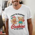 Teacher Of Smart Cookies Cute Gingerbread Teacher Christmas Men's V-Neck T-Shirt, funny gift Teacher Of Smart Cookies Cute Gingerbread Teacher Christmas Men's V-Neck T-Shirt, funny gift