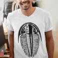 Trilobite Fossil Geology Teacher Student Geologist Men's V-Neck T-Shirt, funny gift Trilobite Fossil Geology Teacher Student Geologist Men's V-Neck T-Shirt, funny gift