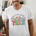 Wildflower Para Floral Paraprofessional Paraeducator Teacher Men's V-Neck T-Shirt, funny gift Wildflower Para Floral Paraprofessional Paraeducator Teacher Men's V-Neck T-Shirt, funny gift