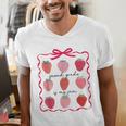 Women Second Grade Is My Jam Strawberry First Kids Teacher Men's V-Neck T-Shirt, First Grade Teacher Shirts, funny gift