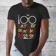 100 Days Of Mischief Managed Teacher Kid 100th Day Of School Men's V-Neck T-Shirt, funny design 100 Days Of Mischief Managed Teacher Kid 100th Day Of School Men's V-Neck T-Shirt, funny design