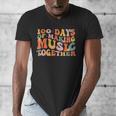 100 Days Of School Music Teacher Men's V-Neck T-Shirt, funny design