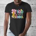 100 Days Of School Preppy 100th Day Of School Teachers Girls Men's V-Neck T-Shirt, funny design 100 Days Of School Preppy 100th Day Of School Teachers Girls Men's V-Neck T-Shirt, funny design