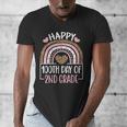 100th Day Of 2nd Grade 100 Days Of School Teacher Men's V-Neck T-Shirt, 2nd Grade Teacher Gifts, funny design