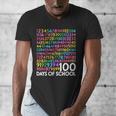 100th Day Of School Teacher Kids 100 Days Math Numbers Men's V-Neck T-Shirt, funny design 100th Day Of School Teacher Kids 100 Days Math Numbers Men's V-Neck T-Shirt, funny design