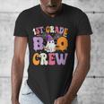 1st Grade Boo Crew Spooky First Grade Halloween Teacher Men's V-Neck T-Shirt, First Grade Teacher Gifts, funny design