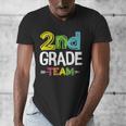 2nd Grade Team T-Shirt 2nd Grade Squad Teacher Men's V-Neck T-Shirt, 2nd Grade Teacher Gifts, funny design
