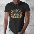 4th Fourth Grade Teacher Appreciation Teaching Wildflowers Men's V-Neck T-Shirt, 4th Grade Teacher Gifts, funny design 4th Fourth Grade Teacher Appreciation Teaching Wildflowers Men's V-Neck T-Shirt, 4th Grade Teacher Gifts, funny design