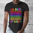 50 Days Of School Hearts Teacher Happy 50th Day Of School Men's V-Neck T-Shirt, funny design 50 Days Of School Hearts Teacher Happy 50th Day Of School Men's V-Neck T-Shirt, funny design