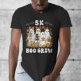 5K Boo Crew Halloween Teacher K5 Floral Ghost Trick Or Teach Men's V-Neck T-Shirt, funny design 5K Boo Crew Halloween Teacher K5 Floral Ghost Trick Or Teach Men's V-Neck T-Shirt, funny design