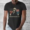 6-7 7-6 George Washington Freedom For Teachers Men's V-Neck T-Shirt, funny design