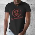 6 7 Brainrot Elementary Teacher Meme 67 Six Seven Men's V-Neck T-Shirt, funny design