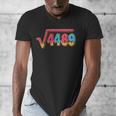 67 Ice Cream Drip Meme Math Teacher School Square Root 4489 Men's V-Neck T-Shirt, funny design