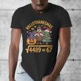 67 Meme Math Teacher Root 4489 Hallothanksmas Six Seven Men's V-Neck T-Shirt, funny design