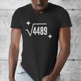 67 Meme Square Root 4489 Slang Math Teacher Men Women Men's V-Neck T-Shirt, funny design 67 Meme Square Root 4489 Slang Math Teacher Men Women Men's V-Neck T-Shirt, funny design