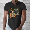 67 Teacher Halloween Skeleton Men's V-Neck T-Shirt, funny design