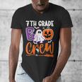 7th Grade Boo Crew Teacher Student Halloween Costume Men's V-Neck T-Shirt, funny design