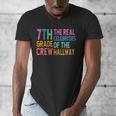7th Grade Crew The Real Celebrities Of The Hallway Teacher Men's V-Neck T-Shirt, funny design 7th Grade Crew The Real Celebrities Of The Hallway Teacher Men's V-Neck T-Shirt, funny design