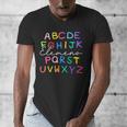 ABC Elemeno Kindergarten Teacher Boy Girl Kid Back To School Men's V-Neck T-Shirt, funny design ABC Elemeno Kindergarten Teacher Boy Girl Kid Back To School Men's V-Neck T-Shirt, funny design