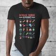 ABC School Nurse Alphabet Student Teacher Health Worker Men's V-Neck T-Shirt, funny design ABC School Nurse Alphabet Student Teacher Health Worker Men's V-Neck T-Shirt, funny design