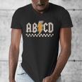 ABCD Back In Class First Day Back To School Teacher Student Men's V-Neck T-Shirt, funny design ABCD Back In Class First Day Back To School Teacher Student Men's V-Neck T-Shirt, funny design