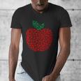 Apple Dot Pattern Art Teacher Appreciation Men Women Humor Men's V-Neck T-Shirt, funny design Apple Dot Pattern Art Teacher Appreciation Men Women Humor Men's V-Neck T-Shirt, funny design