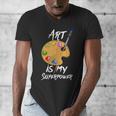 Art Is My Superpower Drawing Art Teacher Artists Men's V-Neck T-Shirt, funny design Art Is My Superpower Drawing Art Teacher Artists Men's V-Neck T-Shirt, funny design